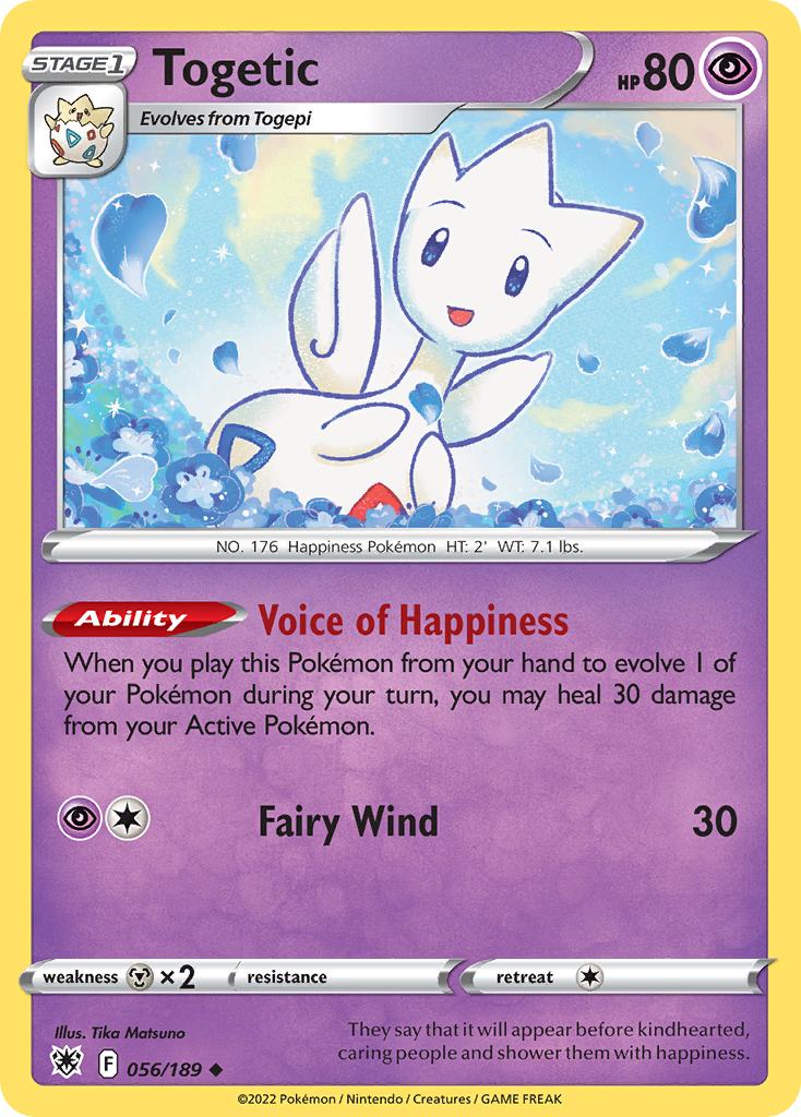 Togetic 56/189 Uncommon | Astral Radiance | Pokemon Card