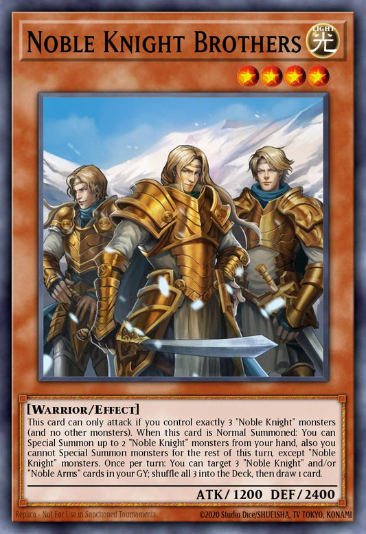 Noble Knight Brothers - MAGO-EN083 Rare | Yu-Gi-Oh! Card