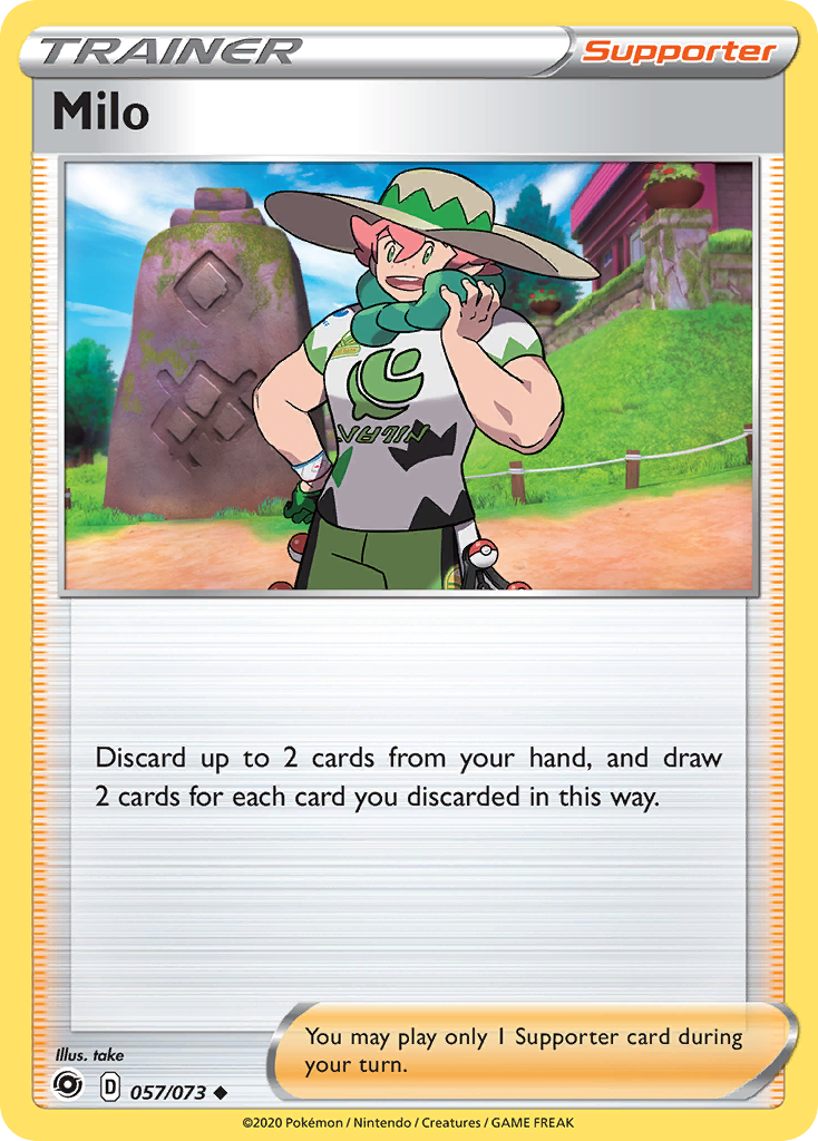 Milo 57/73 Uncommon | Champion's Path | Pokemon Card