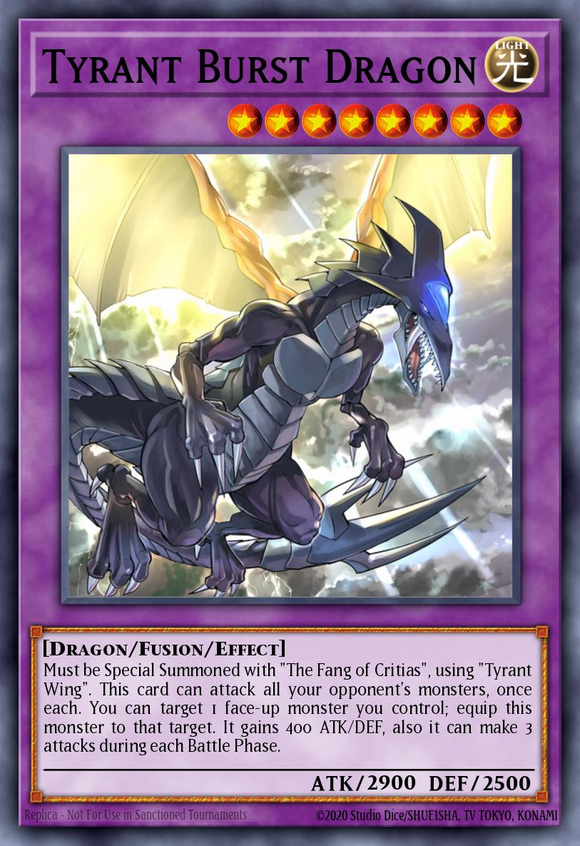 Tyrant Burst Dragon - LCKC-EN063 Ultra Rare | Yu-Gi-Oh! Card