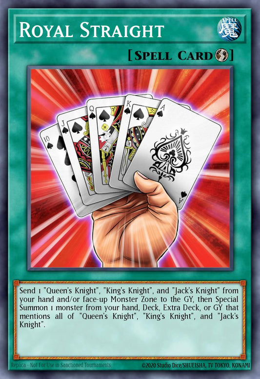 Royal Straight - BLCR-EN002 Ultra Rare | Yu-Gi-Oh! Card