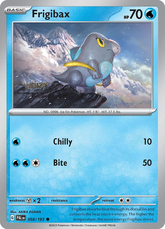 Frigibax 58/193 Common | Paldea Evolved | Pokemon Card