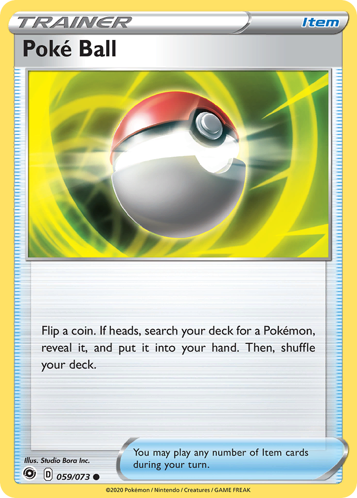 Poké Ball 59/73 Common | Champion's Path | Pokemon Card