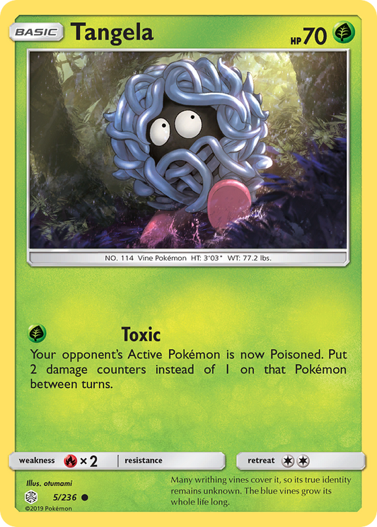 Tangela 5/236 Common | Cosmic Eclipse | Pokemon Card