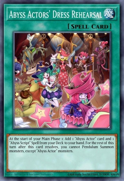 Abyss Actors' Dress Rehearsal - PHHY-EN063 Super Rare | Yu-Gi-Oh! Card