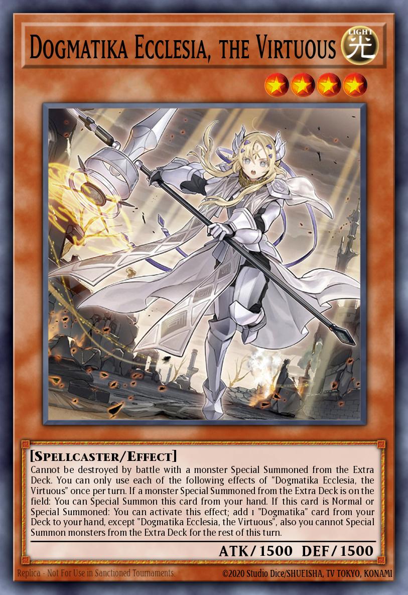 Dogmatika Ecclesia, the Virtuous - RA01-EN020 Ultra Rare | Yu-Gi-Oh! Card