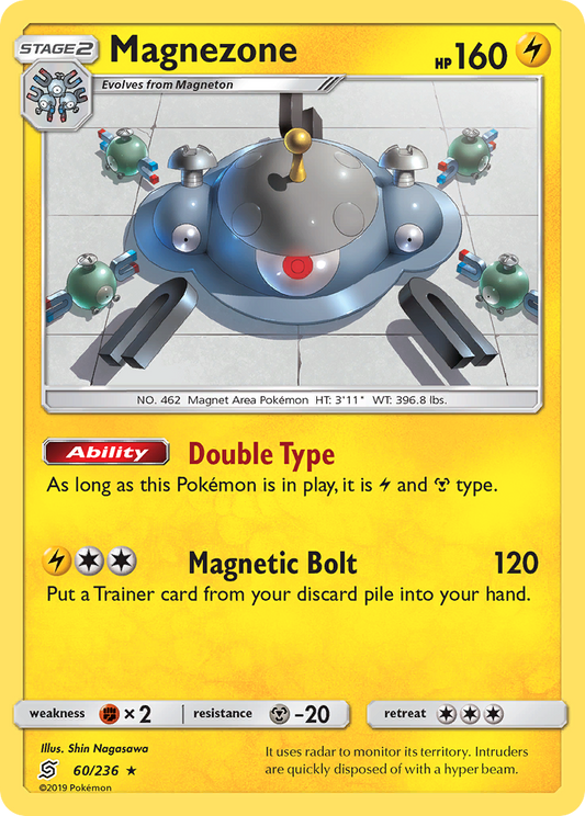 Magnezone 60/236 Rare Holo | Unified Minds | Pokemon Card