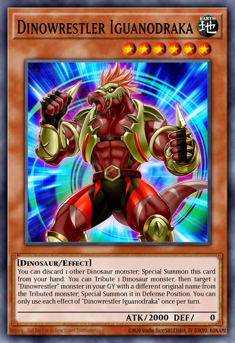 Dinowrestler Iguanodraka - DAMA-EN094 Super Rare | Yu-Gi-Oh! Card