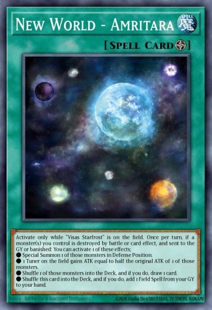 New World  Amritara - DUNE-EN055 Super Rare | Yu-Gi-Oh! Card