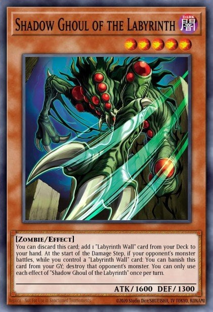 Shadow Ghoul of the Labyrinth - MAZE-EN002 Rare | Yu-Gi-Oh! Card