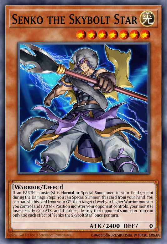 Senko the Skybolt Star - BLCR-EN036 Ultra Rare | Yu-Gi-Oh! Card