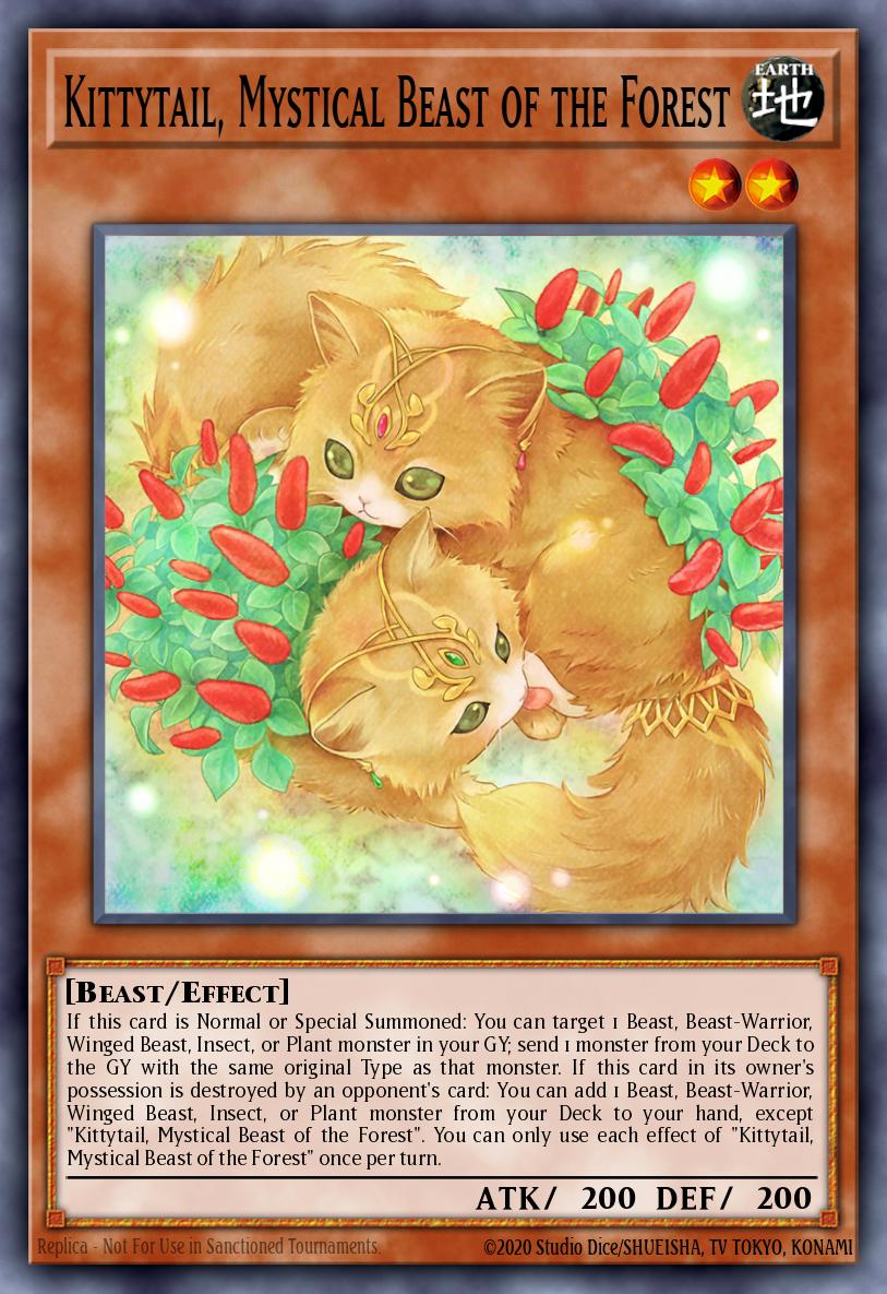 Kittytail, Mystical Beast of the Forest - CYAC-EN096 Super Rare | Yu-Gi-Oh! Card