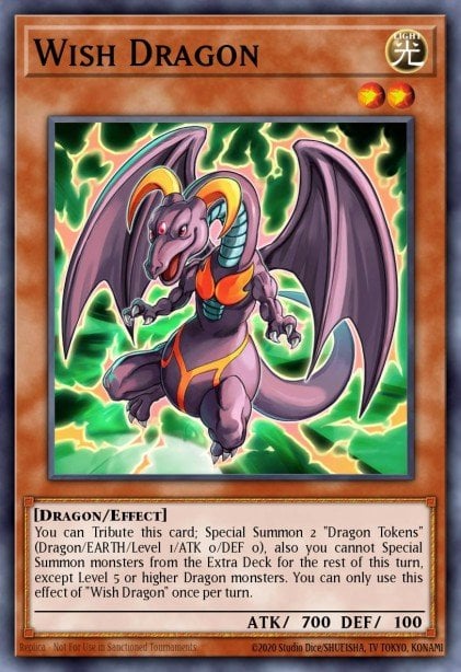 Wish Dragon - CYAC-EN093 Super Rare | Yu-Gi-Oh! Card