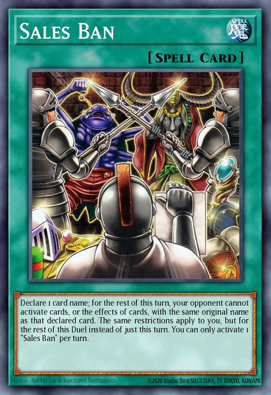 Sales Ban - MP23-EN035 Super Rare | Yu-Gi-Oh! Card