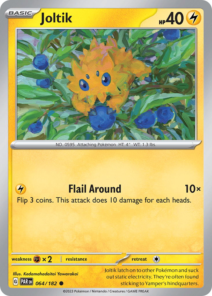 Joltik 64/182 Common | Paradox Rift | Pokemon Card