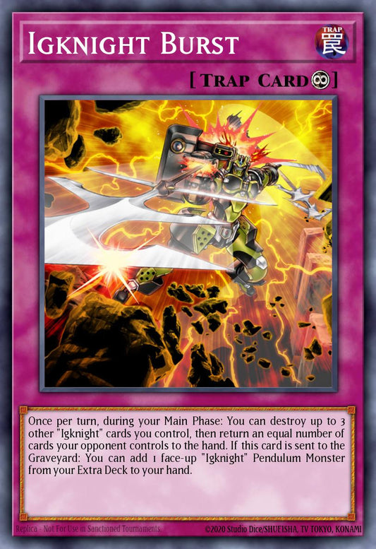 Igknight Burst - CORE-EN073 Rare | Yu-Gi-Oh! Card