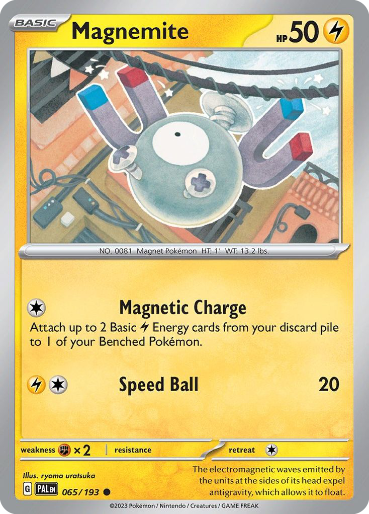 Magnemite 65/193 Common | Paldea Evolved | Pokemon Card