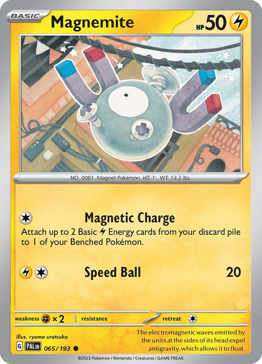 Magnemite 65/193 Common | Paldea Evolved | Pokemon Card