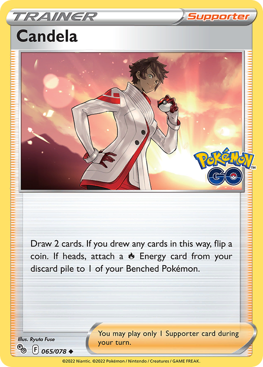 Candela 65/78 Uncommon | Pokémon GO | Pokemon Card