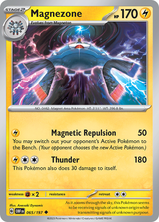 Magnezone 65/197 Uncommon | Obsidian Flames | Pokemon Card