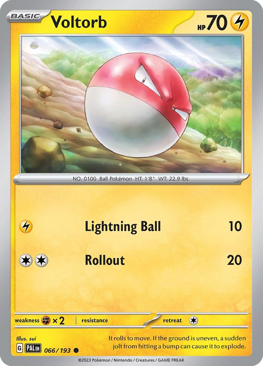 Voltorb 66/193 Common | Paldea Evolved | Pokemon Card