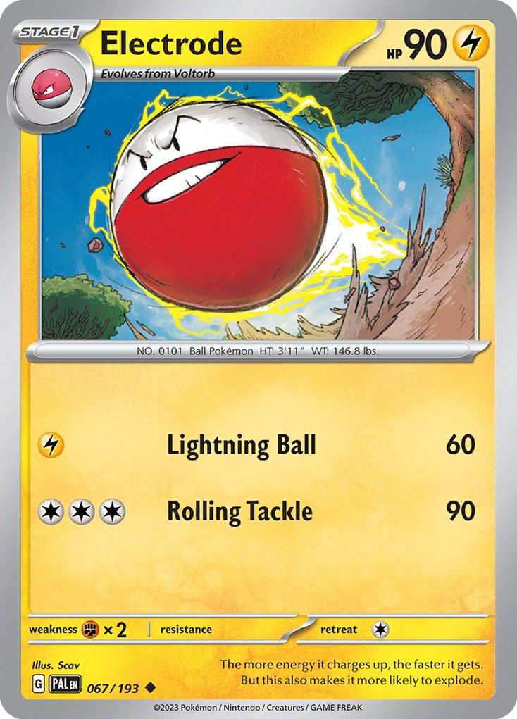 Electrode 67/193 Uncommon | Paldea Evolved | Pokemon Card