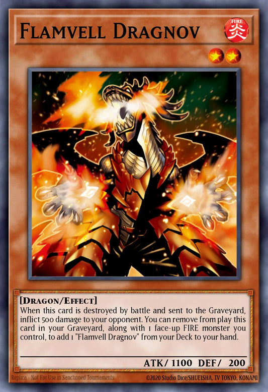 Flamvell Dragnov - HA01-EN007 Super Rare | Yu-Gi-Oh! Card