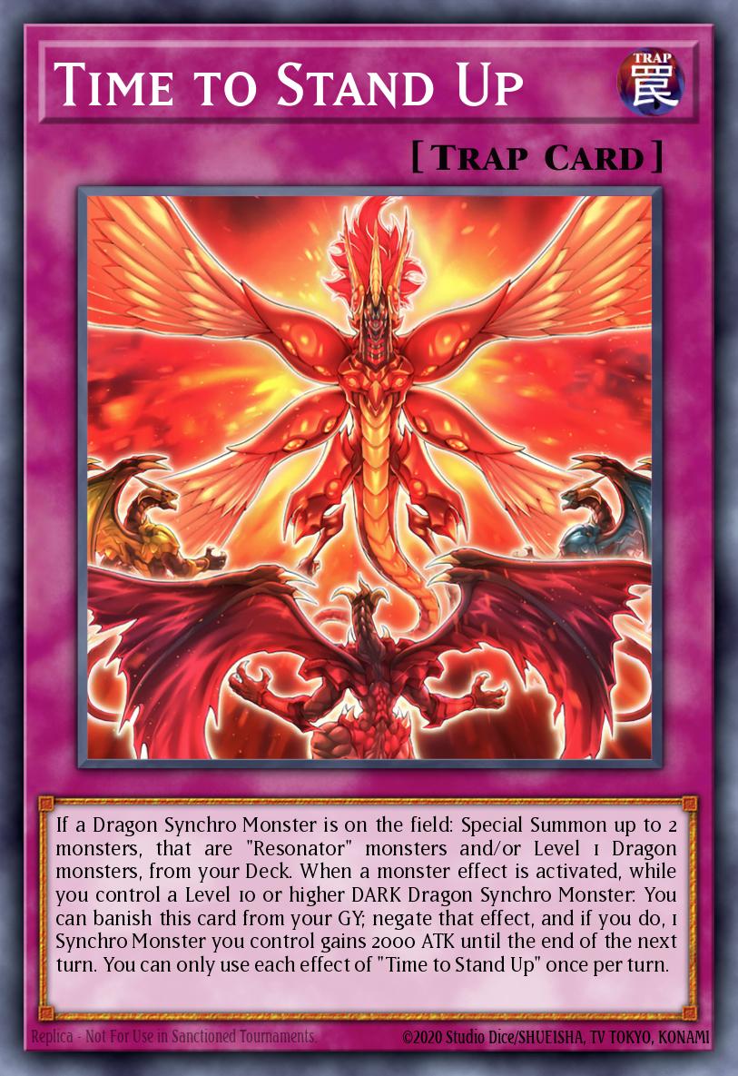 Time to Stand Up - MAZE-EN017 Rare | Yu-Gi-Oh! Card