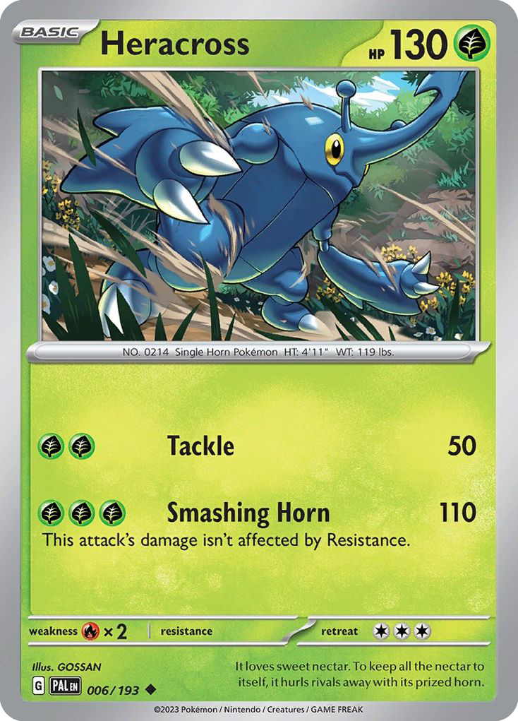 Heracross 6/193 Uncommon | Paldea Evolved | Pokemon Card