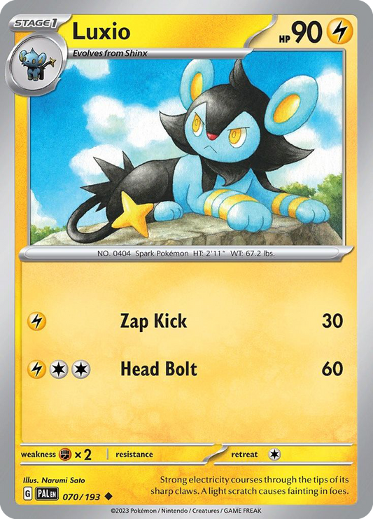 Luxio 70/193 Uncommon | Paldea Evolved | Pokemon Card