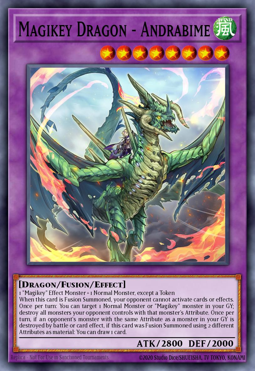 Magikey Dragon - Andrabime - DAMA-EN037 Super Rare | Yu-Gi-Oh! Card