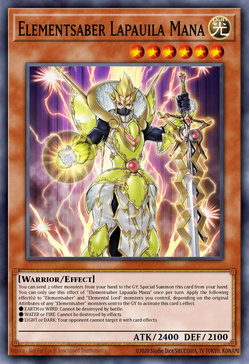 Elementsaber Lapauila Mana - FLOD-EN025 Super Rare | Yu-Gi-Oh! Card