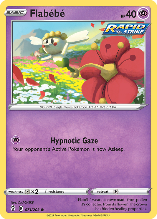 Flabébé 71/203 Common | Evolving Skies | Pokemon Card