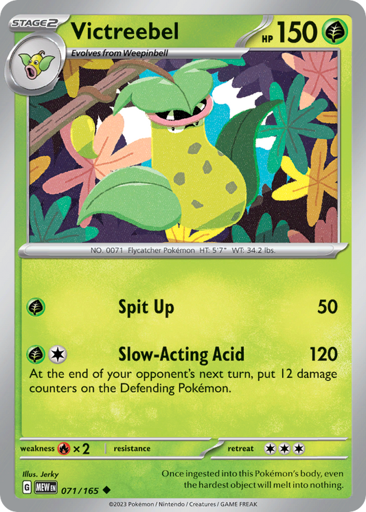 Victreebel 71/165 Uncommon | 151 | Pokemon Card