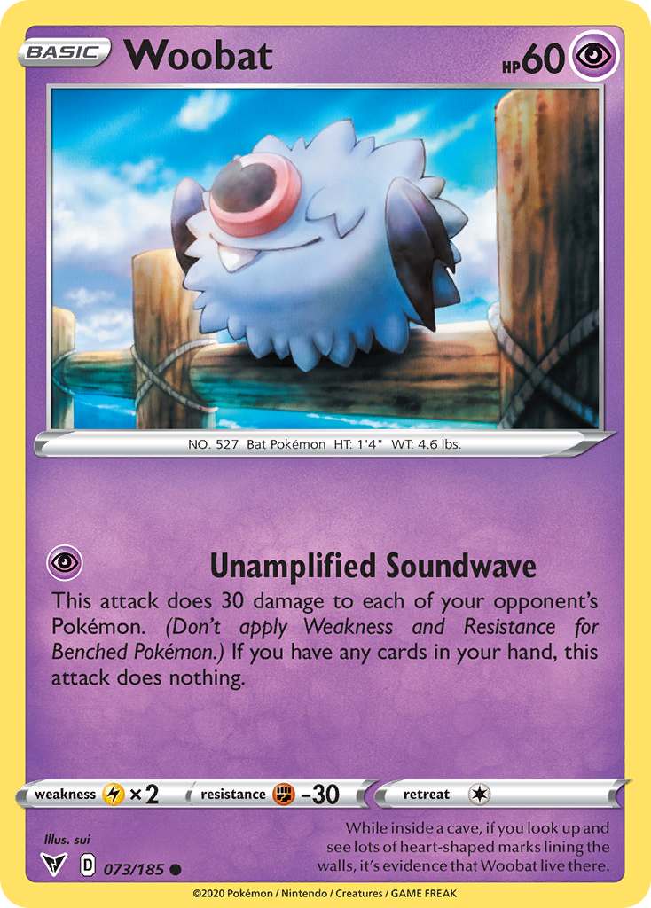 Woobat 73/185 Common | Vivid Voltage | Pokemon Card