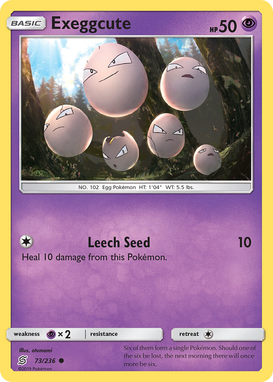 Exeggcute 73/236 Common | Unified Minds | Pokemon Card