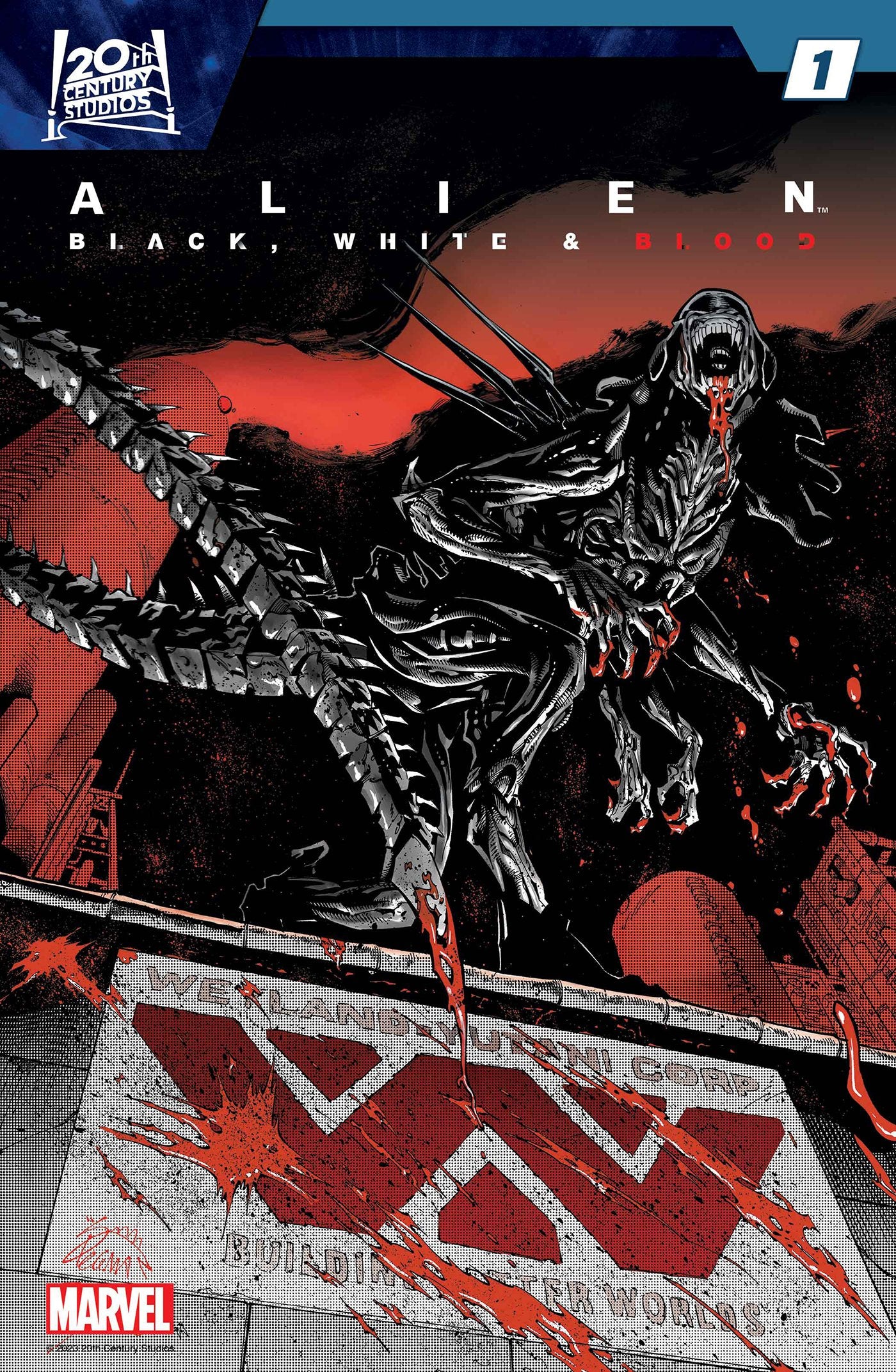 Alien: Black, White & Blood #1 | Standard | Marvel Comics | NEW Comic Book