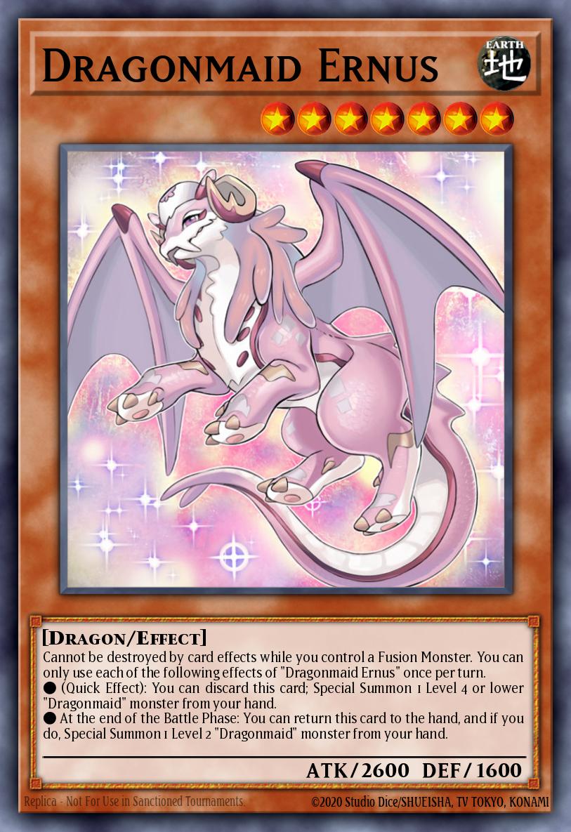 Dragonmaid Ernus - MYFI-EN015 Super Rare | Yu-Gi-Oh! Card