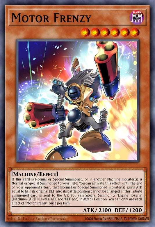 Motor Frenzy - DIFO-EN092 Super Rare | Yu-Gi-Oh! Card