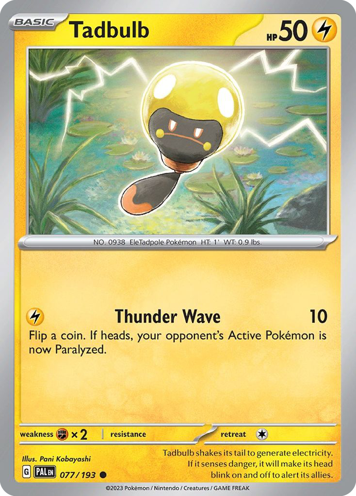 Tadbulb 77/193 Common | Paldea Evolved | Pokemon Card