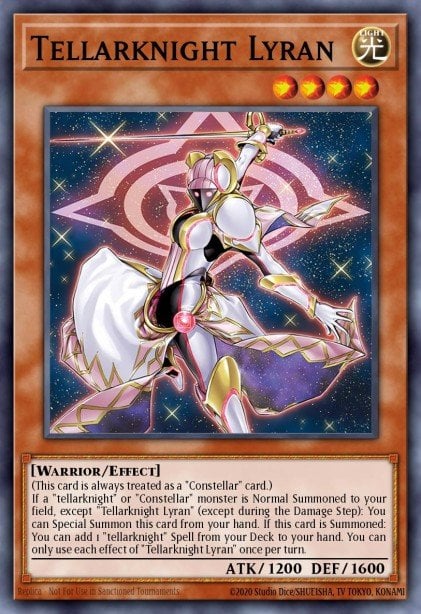 Tellarknight Lyran - CYAC-EN021 Super Rare | Yu-Gi-Oh! Card