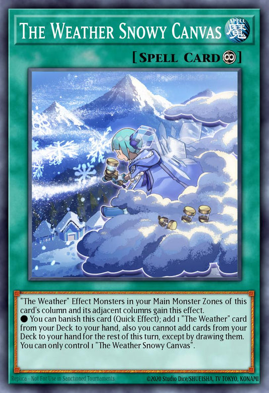 The Weather Snowy Canvas - MGED-EN098 Rare | Yu-Gi-Oh! Card