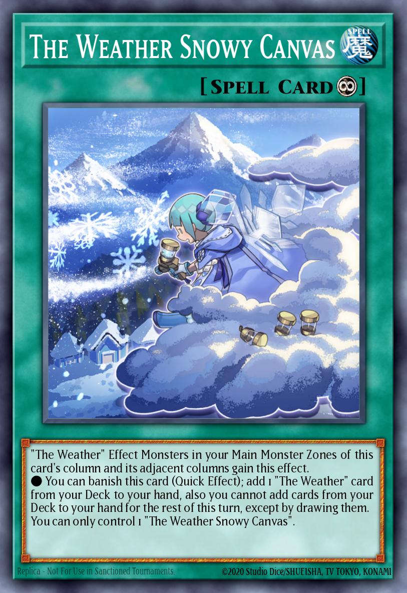 The Weather Snowy Canvas - SPWA-EN036 Super Rare | Yu-Gi-Oh! Card