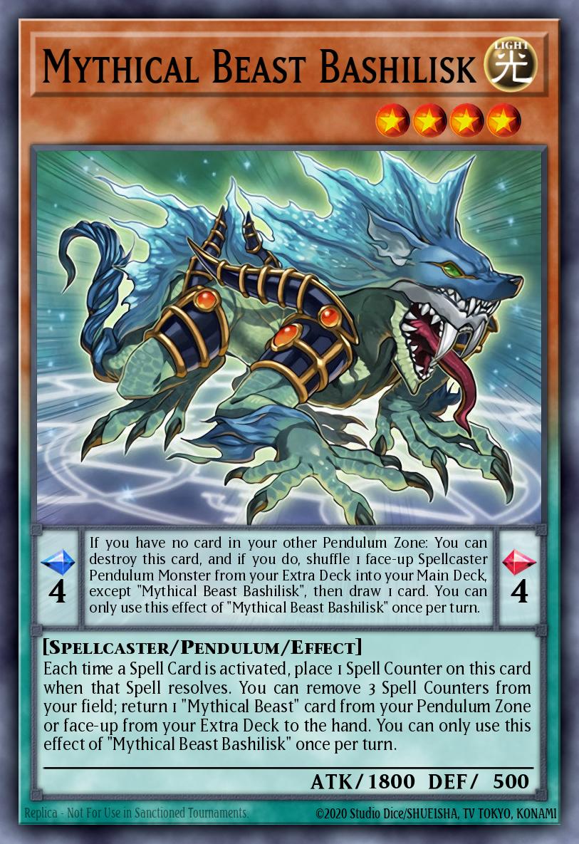 Mythical Beast Bashilisk - EXFO-EN025 Rare | Yu-Gi-Oh! Card