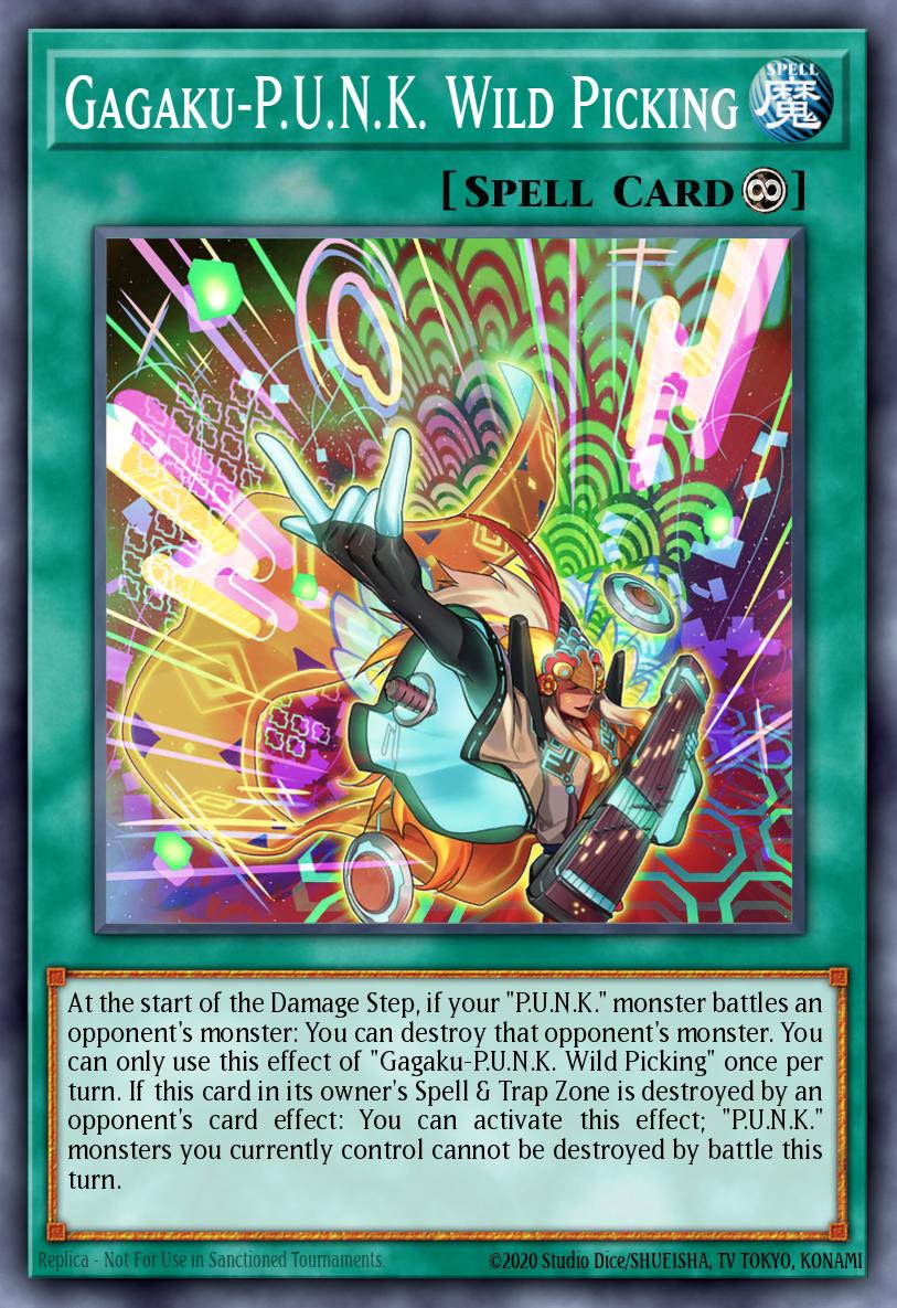 Gagaku-P.U.N.K. Wild Picking - GRCR-EN009 Rare | Yu-Gi-Oh! Card