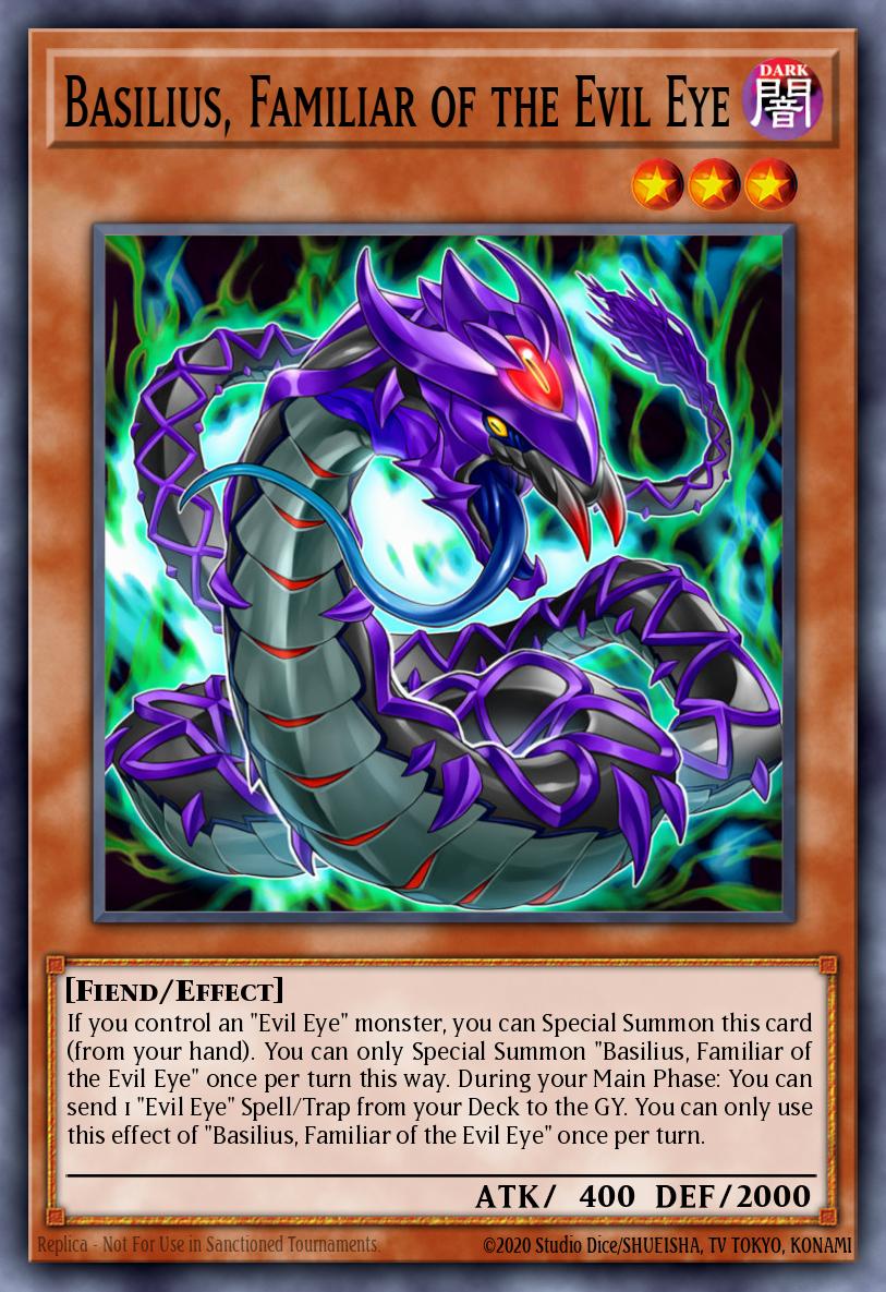 Basilius, Familiar of the Evil Eye - INCH-EN030 Super Rare | Yu-Gi-Oh! Card