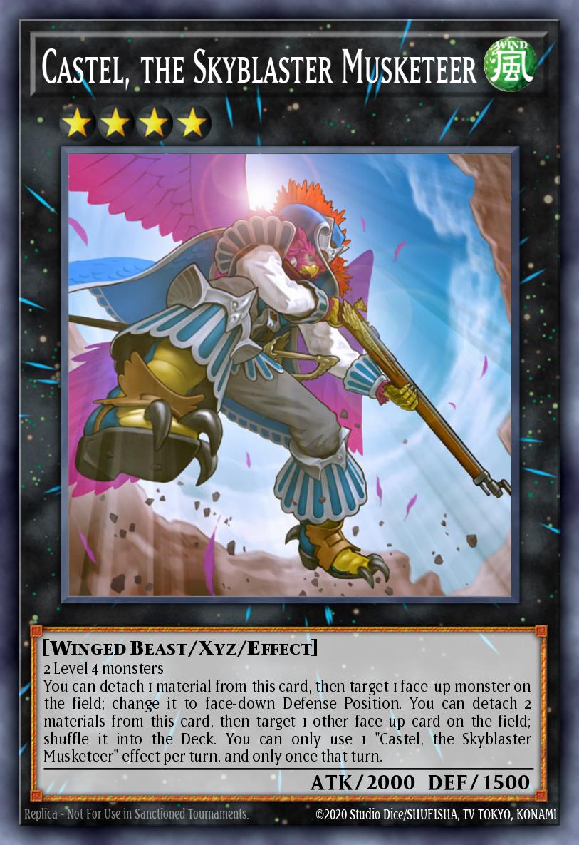 Castel, the Skyblaster Musketeer - GRCR-EN050 Rare | Yu-Gi-Oh! Card