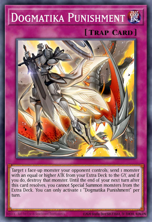 Dogmatika Punishment - RA01-EN076 Platinum Rare | Yu-Gi-Oh! Card