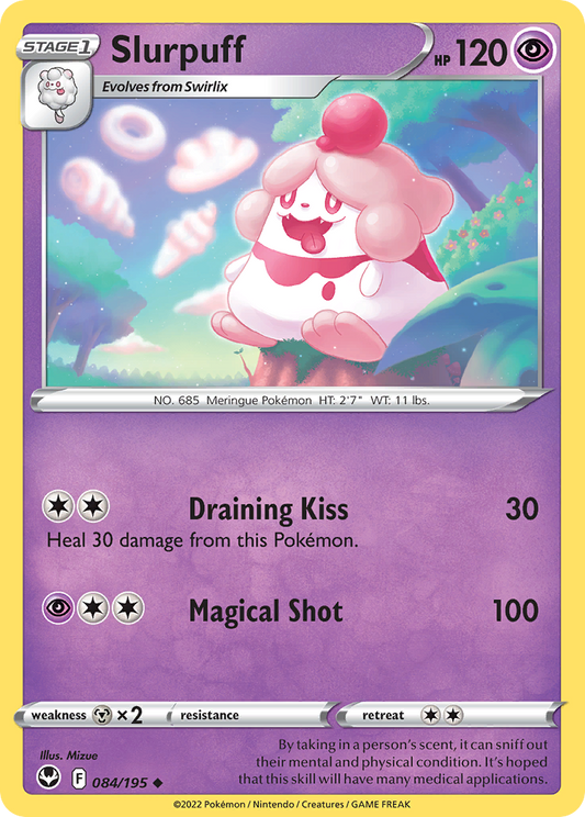 Slurpuff 84/195 Uncommon | Silver Tempest | Pokemon Card