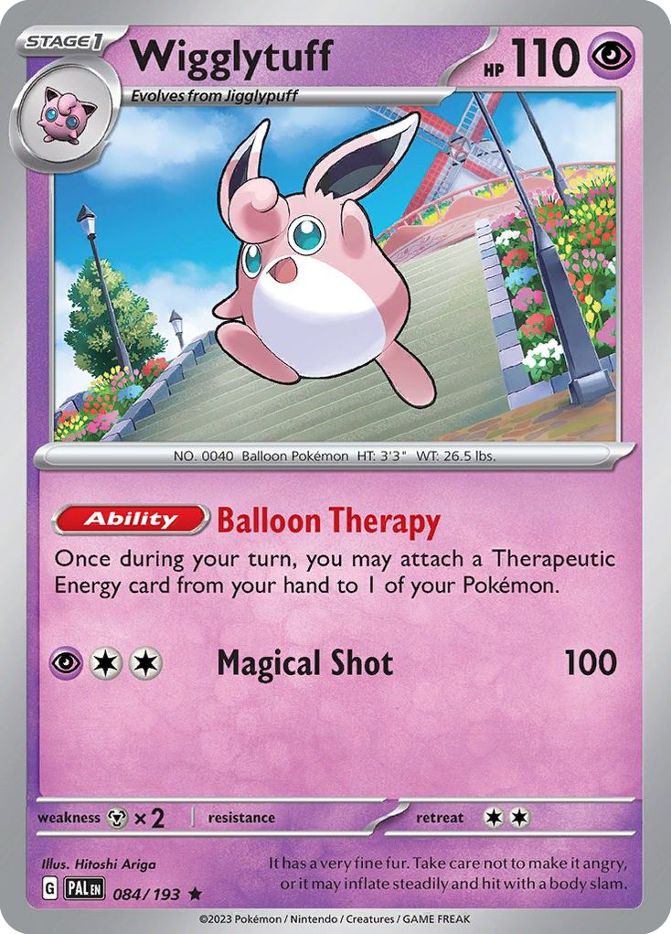 Wigglytuff 84/193 Rare Holo | Paldea Evolved | Pokemon Card